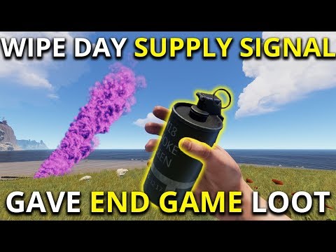 WIPE DAY SUPPLY SIGNAL GAVE ME END GAME LOOT! -  Rust Solo Survival Gameplay 1/7