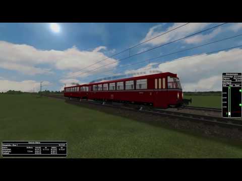 Open Rails - Schienenbus Braunschweig - Marienborn VT798 Pro Train 8 MSTS