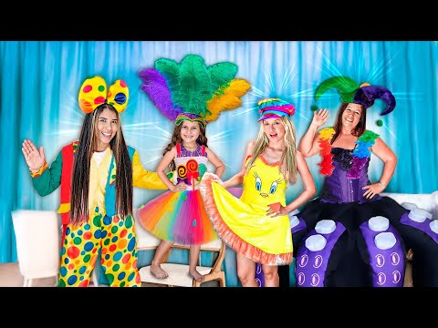 WHOEVER MAKES THE BEST CARNIVAL COSTUME WINS! - extreme challenge with my little sister