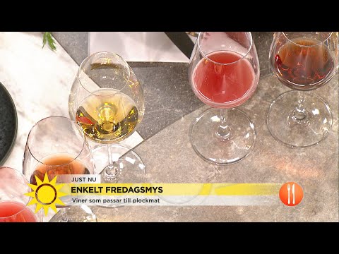 Här är vinerna som passar till fredagsmyset - Nyhetsmorgon (TV4)