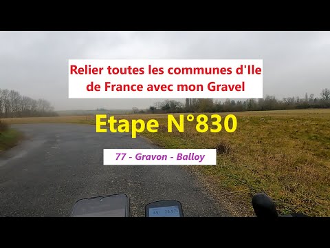 #0830 - 77 - Gravon - Balloy - 2.6 km (3428.3 km)