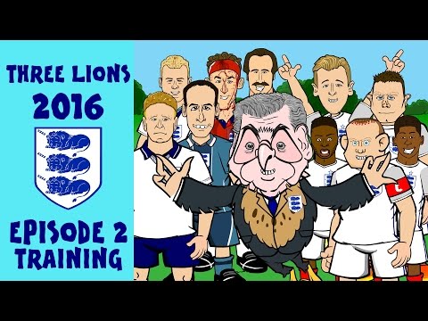 442oons England Euro 2016 Squad Train with Legends; Gazza, Shearer, and Beckham
