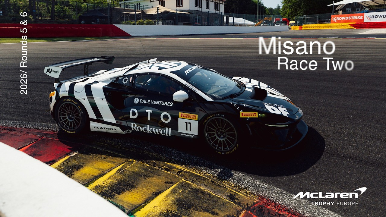 LIVE I Race 2 I Misano I McLaren Trophy Europe 2026