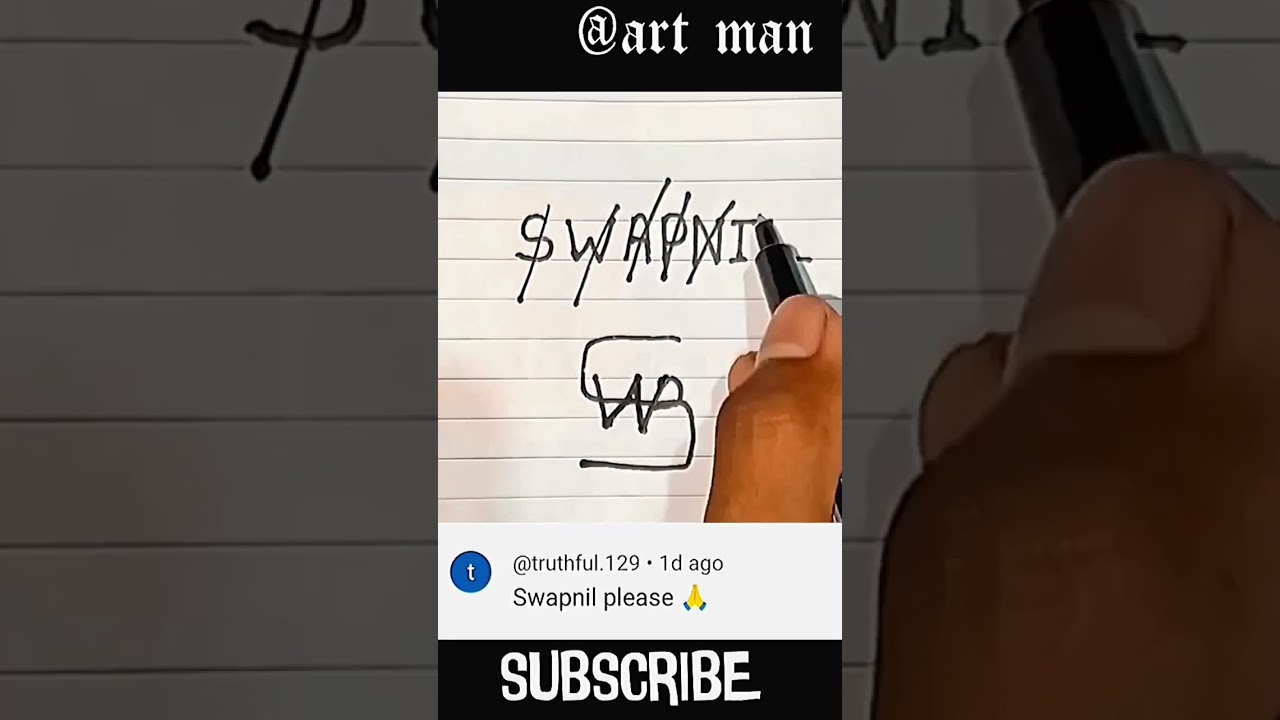 SWAPNIL name brand logo #brand #logo #trandinglogo