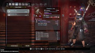 [Nioh 2] Obtaining and customising lvl.1 weapons
