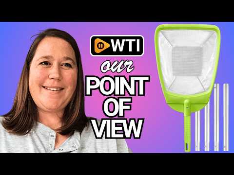 Sepetrel Pool Skimmer Net-Total Length 59 inches - WTI product video review