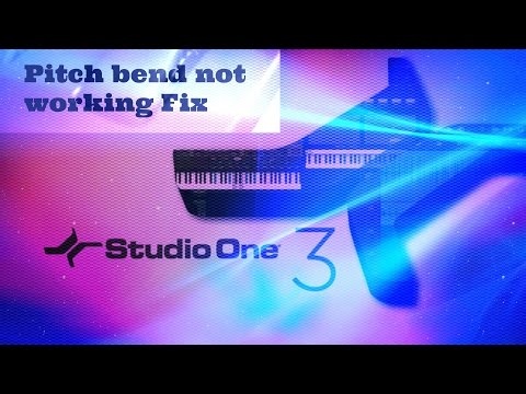 Studio One 3, 4, 5 - Pitch Bend Mod wheel not working Fix!