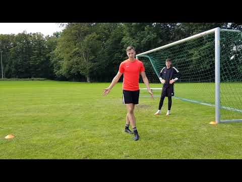 Torwarttraining Querpass-Verteidigung