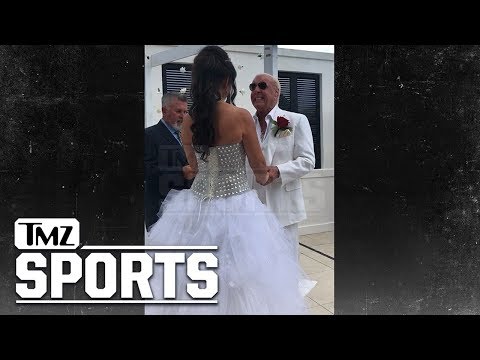 I Don't Need This Close-Up Of Ric Flair Kissing His New Bride At The Alter
