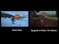 Nickelodeon Movies House Gets Crushed Logo Comparison