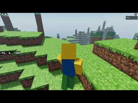 Mind-Blowing Minecraft Terrain in Roblox Engine!