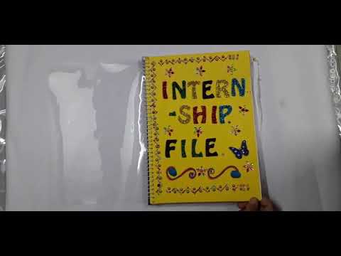 Internship File - B.Ed/D.EL.ED/J.B.T. /NTT And School Teachers Training