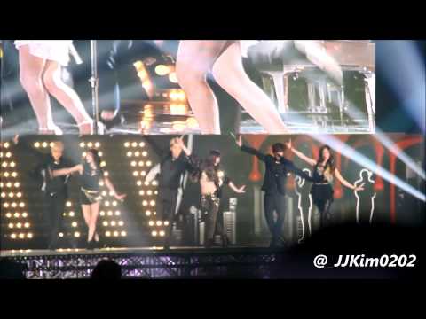 [FANCAM]131229 TTS + EXO - Crazy In Love (SBS Gayo Daejun)