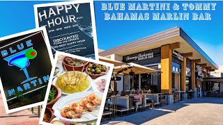 Blue Martini and Tommy Bahamas Marlin Bar in Town square LasVegas at night!