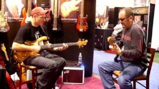 wojtek pilichowski  With Joe Iaquinto at The NAMM Show 2010