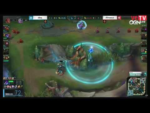 Highlight bbq vs Afreeca Ván 1 | LCK Mùa Xuân 2017 ( 15/2/2017 )