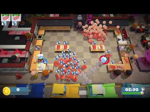 Overcooked 2 Lvl 1-1 - 2 players - Score: 3984