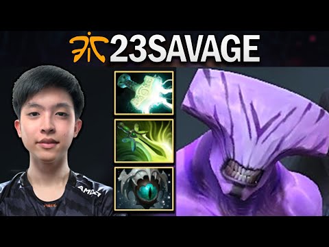 FNATIC.23SAVAGE FACELESS VOID WITH AMAZING ATTACK SPEED - DOTA 2 7.26 GAMEPLAY