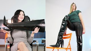 Herren-High Heels | Größe 43 | Kollektion Overknee-Stiefel in großen Größen
