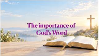 The importance of God's Word 讲道封面