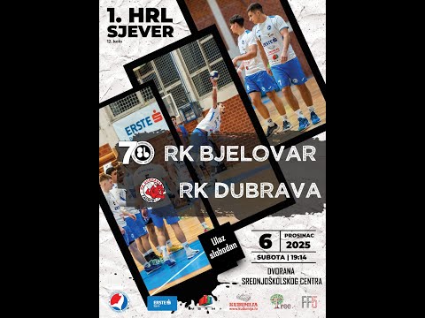 RK Bjelovar - RK Dubrava  37- 34 _12 kolo  6. 12. 2025.