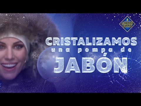 FRÍO EXTREMO - Cristalizamos una pompa de jabón - El Hormiguero