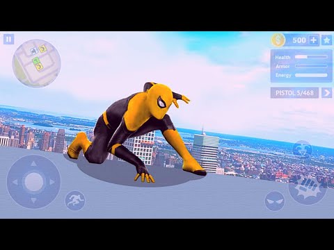 Spider City Rope Hero City Rescue Mission Android Gameplay