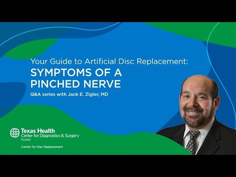 What are the symptoms of a pinched nerve?