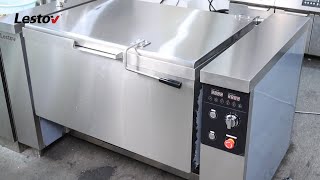 Fried Rice with Egg — Lestov Tilting Commercial Induction Flattop Wok Cooker #friedrice #lestov