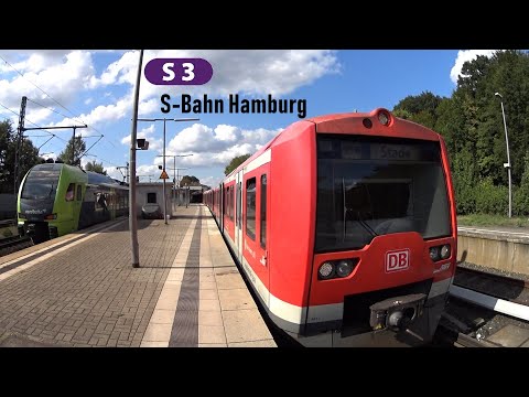 Führerstandsmitfahrt BR474 S-Bahn Hamburg S3 "Die 3 Länder S-Bahn" Pinneberg - Stade [09/2018]