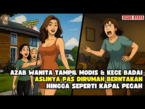 AZAB IBU IBU BERGAYA MODIS & CANTIK DIDEPAN ORANG TAU NYA RUMAH NYA JOROK BRANTAKAN II SINETRON AZAB