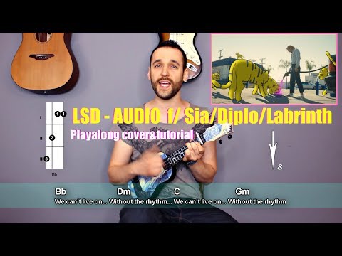 LSD - Audio Ukulele Cover Tutorial (lyrics|chords|MusicSheet)