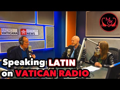 Vatican Priest Speaks Latin with American on the Radio 🎙️