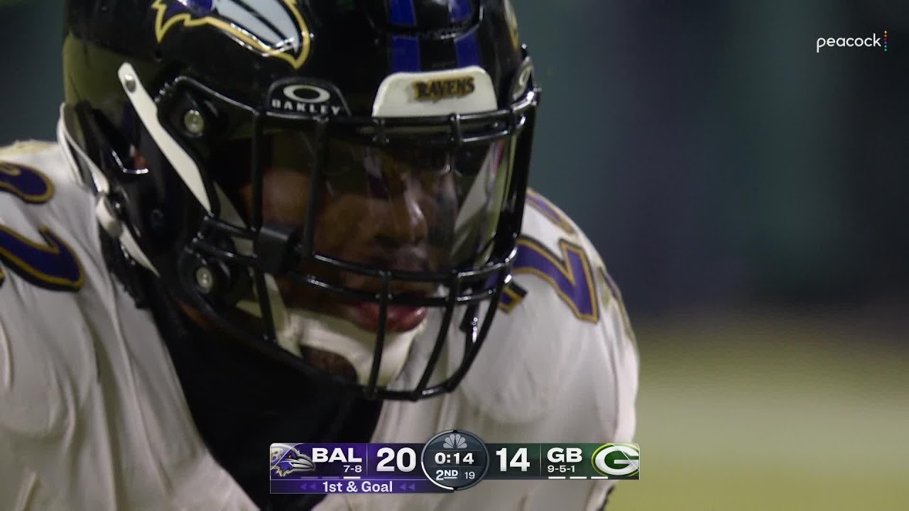 Henry scores his third TD before the half