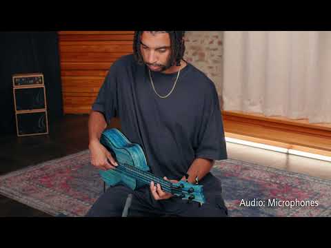 Ortega RUSWB-UB Bamboo Series Solid Bamboo Top & Neck Short Scale 4-String Acoustic-Electric Uke Bass w/Deluxe Gig Bag image 19