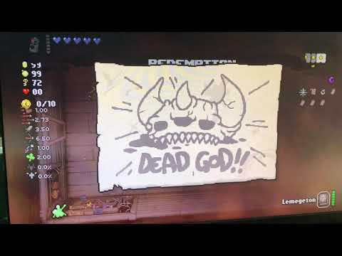 After 300 hours... I finally got Dead God in Isaac Repentance!