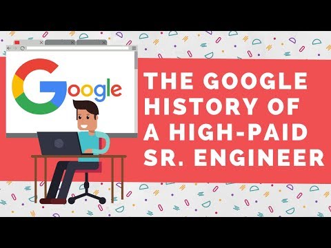 The Google History of a High-Paid Sr. Engineer