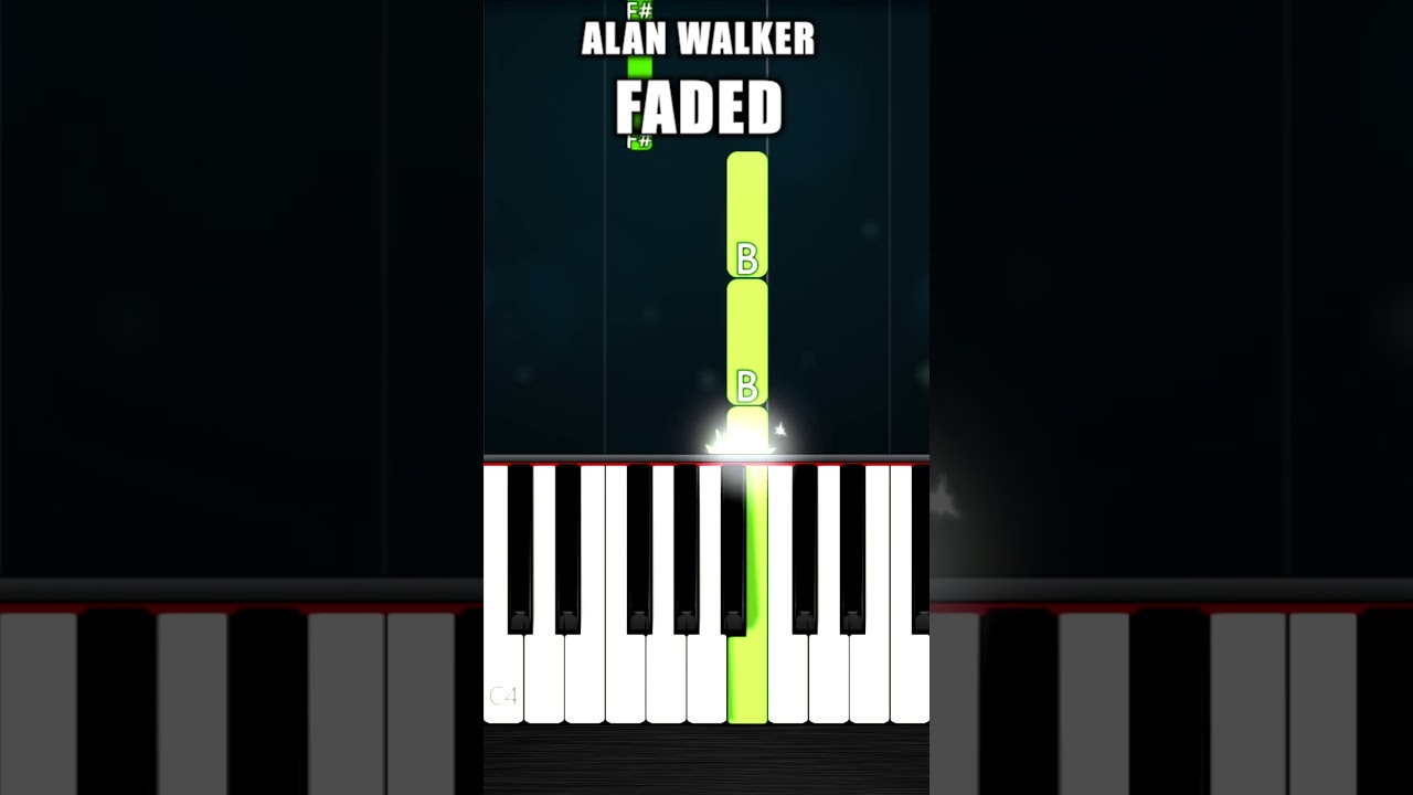 Alan Walker - Faded Intro - EASY Piano Tutorial