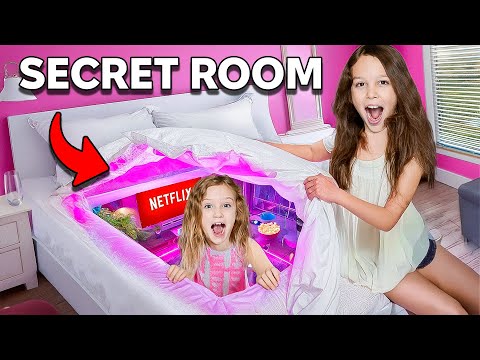 I Built a SECRET Movie Theater in My Daughters Bedroom