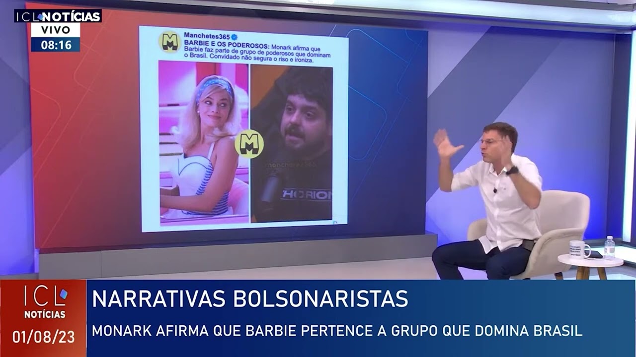 A Barbie é um símbolo do capitalismo! É uma maluquice a teoria conspiratória de Monark