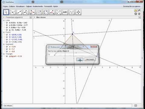 Cercul inscris in triunghi