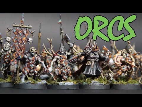 How to paint TERRIFYING ORCS-Mordor Orcs for the Fell Beings of Mirkwood Legendary Legion