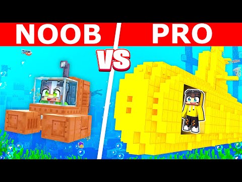 NOOB vs PRO vs HACKER: DENİZALTI YAPI KAPIŞMASI! 🤿 | Minecraft