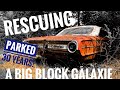 Saving a 64 galaxie 500 from the junkyard. Its a big block!!!