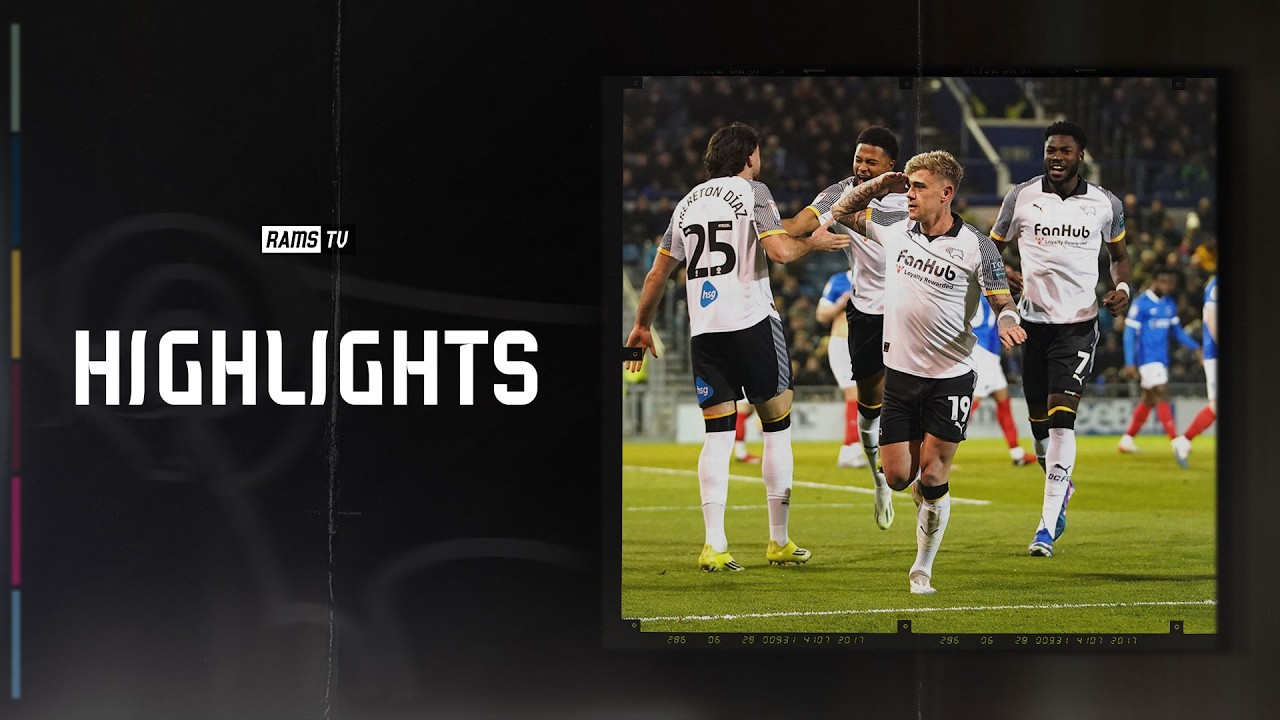Portsmouth vs Derby County Highlights