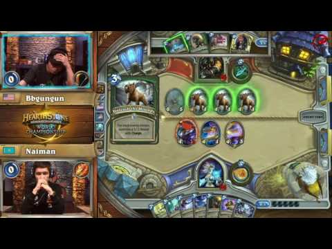 《爐石戰記》Blizzcon世界盃聯賽 開幕週 Day 1 Bbgungun vs Naiman