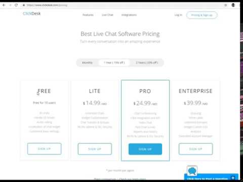 clickdesk livechat review