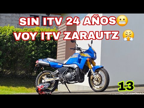 13😵 MOTO SIN ITV 24 AÑOS 😤 VOY ITV ZARAUTZ ….