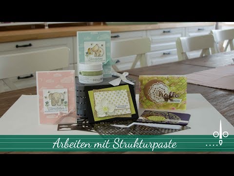 Stempelklasse #17 - Arbeiten mit Strukturpaste und Schablonen von Stampin' Up!