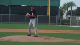 Minnesota Twins RHP prospect Jordan Balazovic pitching in EXST 6/3/17